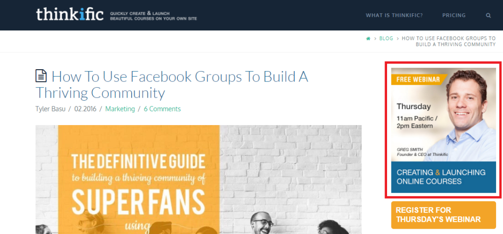 Thinkific Webinar Sidebar1